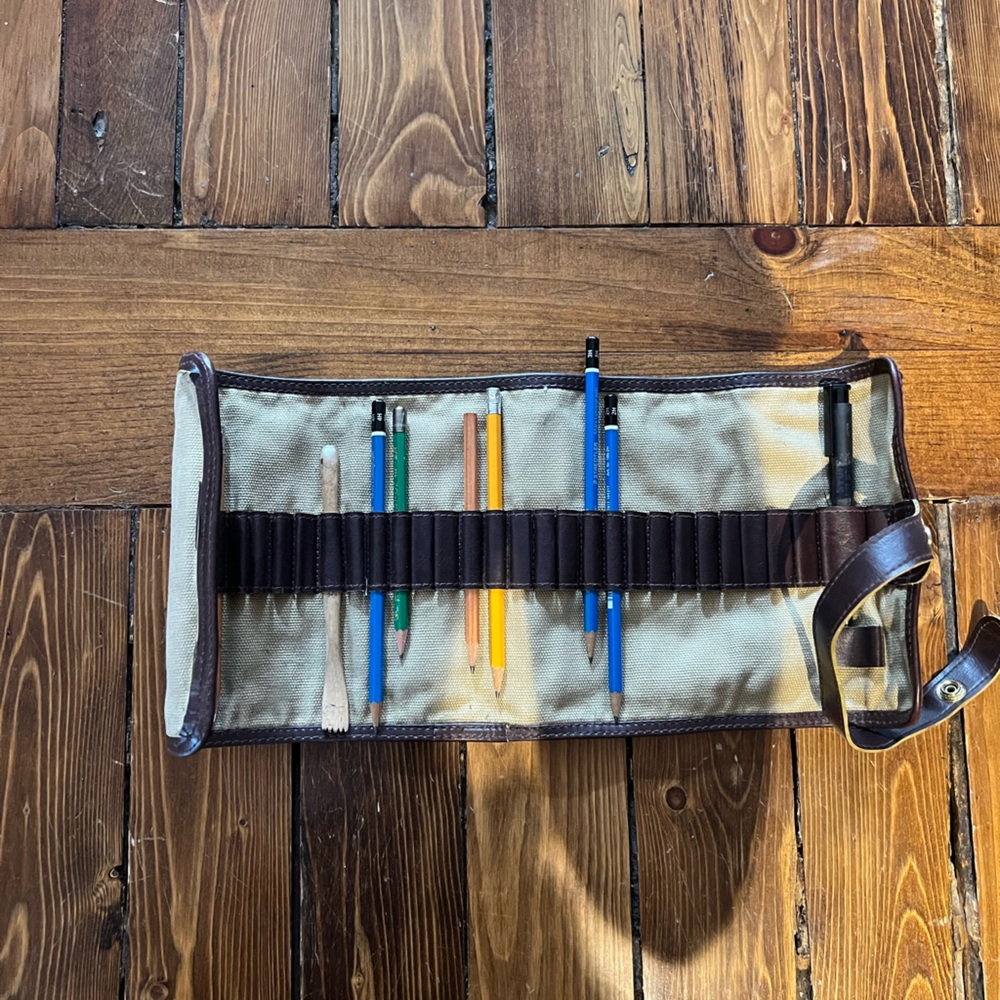 Vintage Derwent pencil case